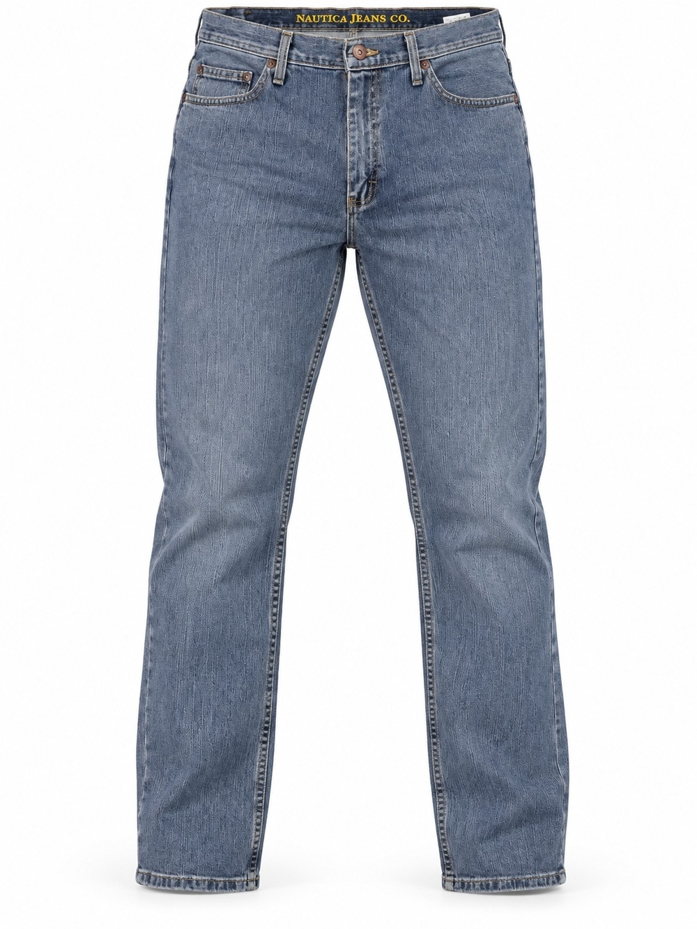 Nautica Men's Light Blue Straight Jeans